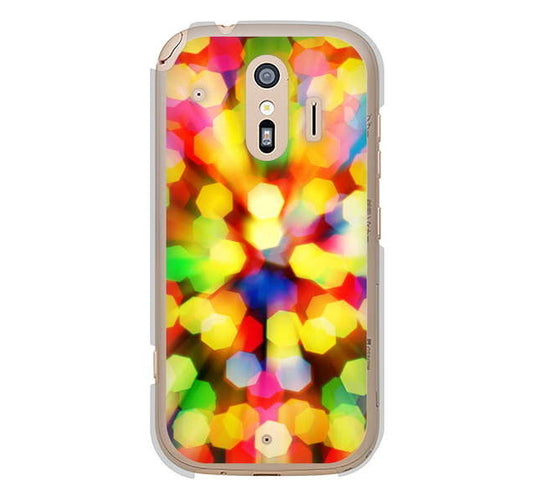 らくらくスマートフォン me F-01L docomo 高画質仕上げ 背面印刷 ハードケース 【VA874 未来へのワープ】