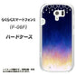 docomo らくらくスマートフォン3 F-06F 高画質仕上げ 背面印刷 ハードケース【MI803 冬の夜空】