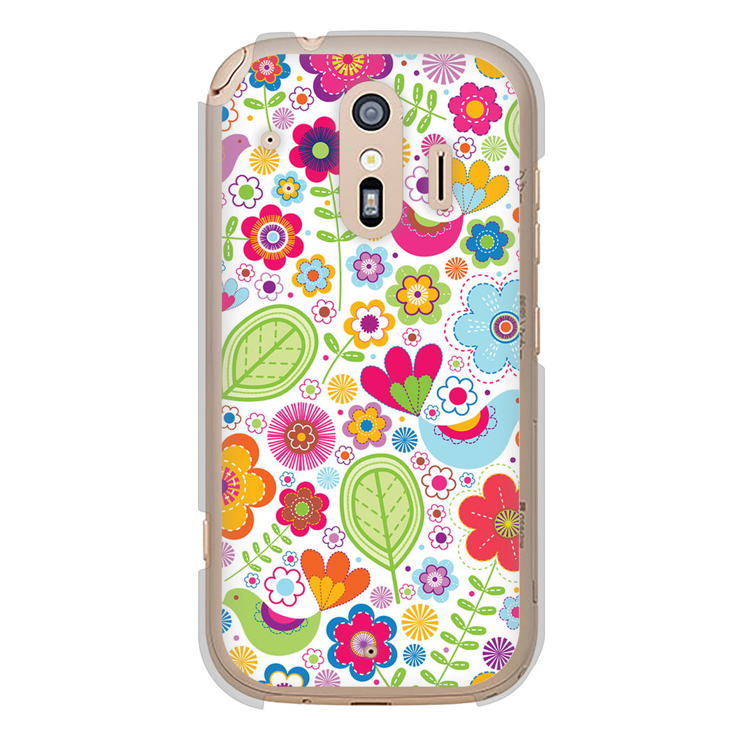 らくらくスマートフォン F-42A docomo 高画質仕上げ 背面印刷 ハードケース マルチスタイル