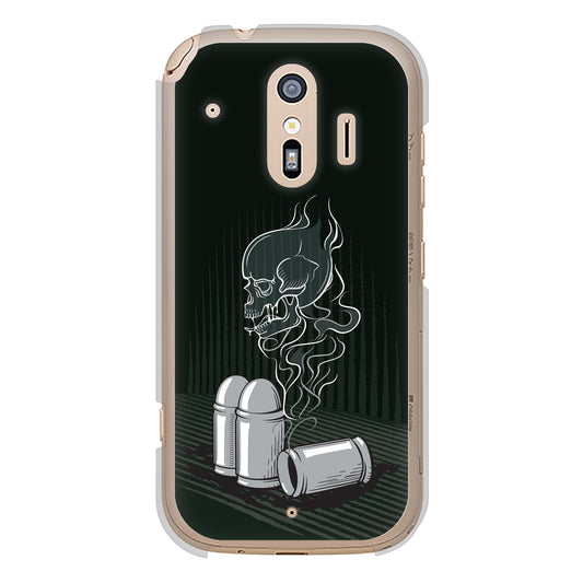 らくらくスマートフォン F-42A docomo 高画質仕上げ 背面印刷 ハードケース 【481 弾丸】
