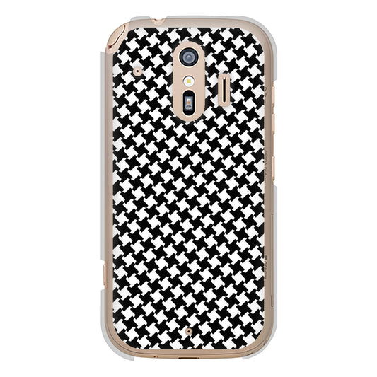 らくらくスマートフォン F-42A docomo 高画質仕上げ 背面印刷 ハードケース 【514 和柄＆筆文字 風車】