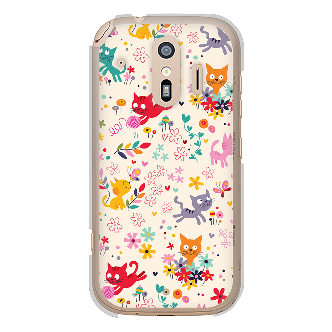 らくらくスマートフォン F-42A docomo 高画質仕上げ 背面印刷 ハードケース マルチスタイル