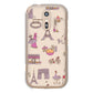 らくらくスマートフォン F-42A docomo 高画質仕上げ 背面印刷 ハードケース LOVE フランス