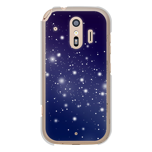 らくらくスマートフォン F-42A docomo 高画質仕上げ 背面印刷 ハードケース 【1271 天空の川】