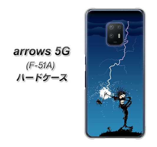docomo アローズ5G F-51A 高画質仕上げ 背面印刷 ハードケース【417 ゴルファーの苦難】