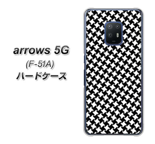 docomo アローズ5G F-51A 高画質仕上げ 背面印刷 ハードケース【514 和柄＆筆文字 風車】
