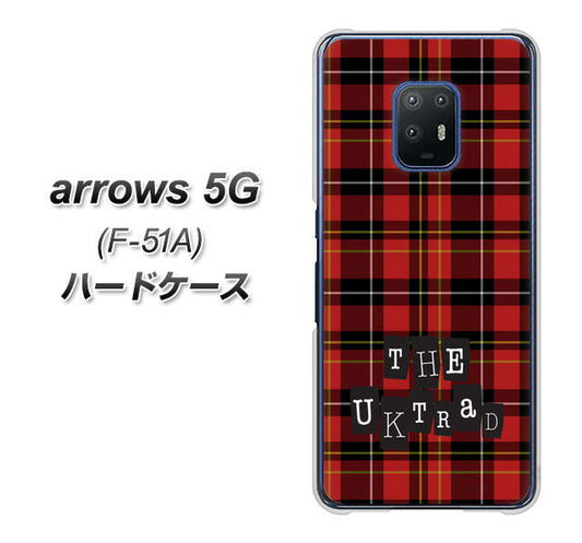 docomo アローズ5G F-51A 高画質仕上げ 背面印刷 ハードケース【547 THEチェック】