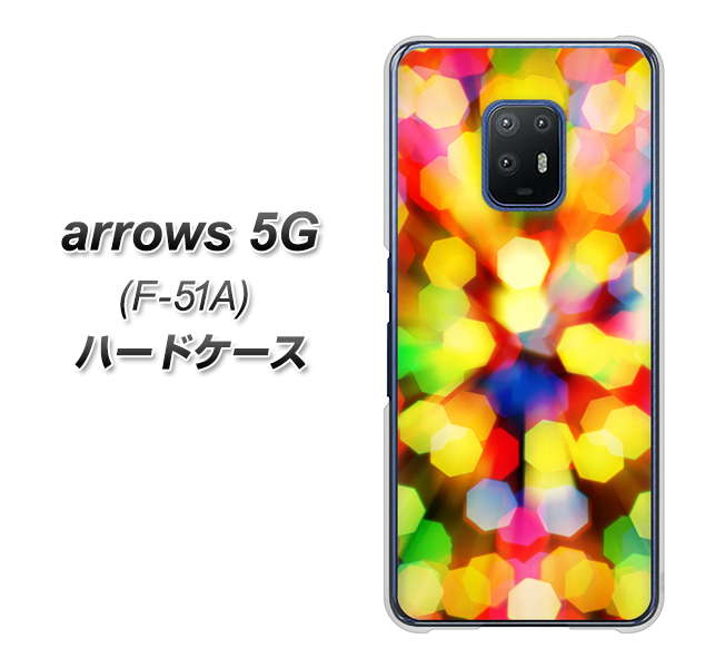 docomo アローズ5G F-51A 高画質仕上げ 背面印刷 ハードケース【VA874 未来へのワープ】