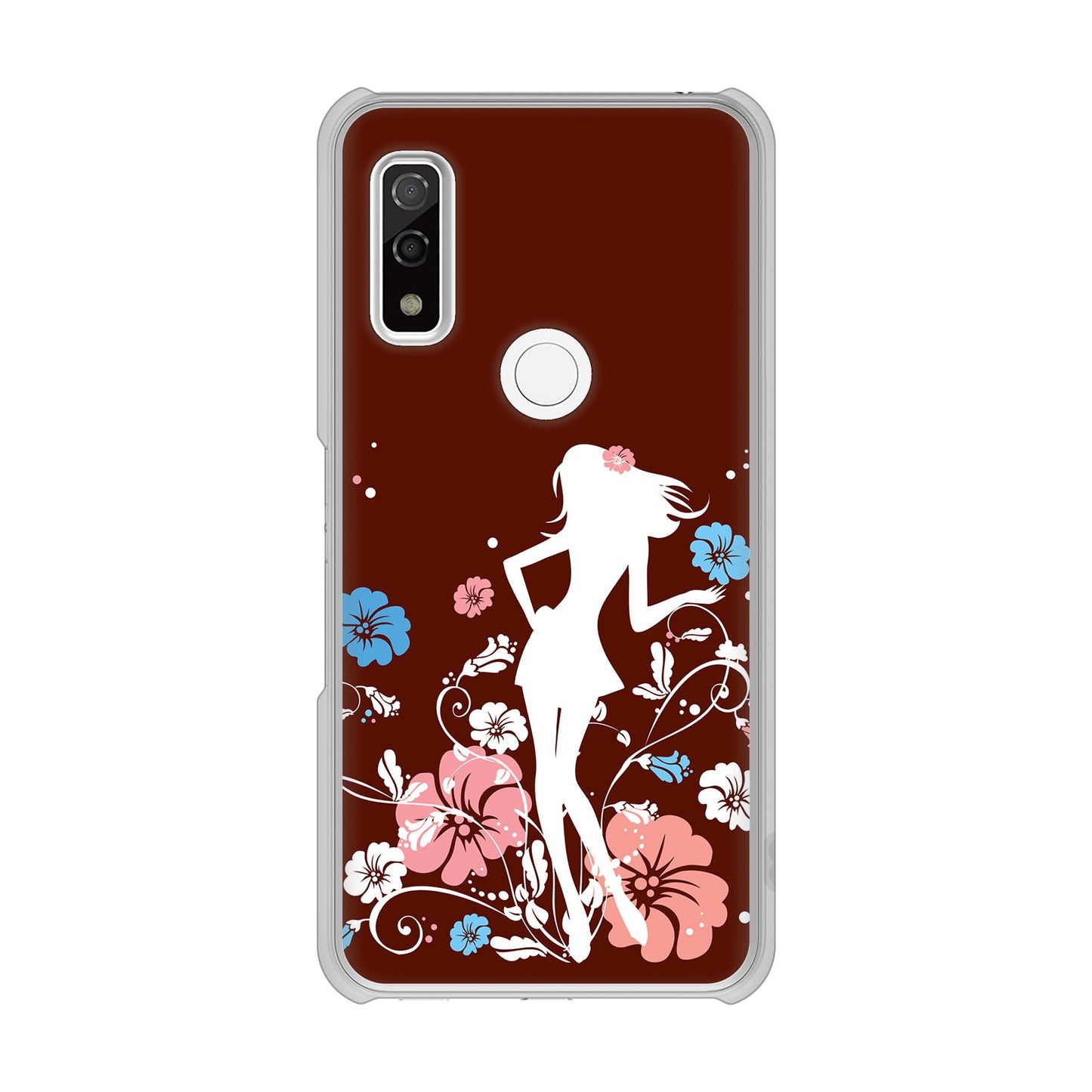 arrows We F-51B docomo 高画質仕上げ 背面印刷 ハードケース 【110 ハイビスカスと少女】