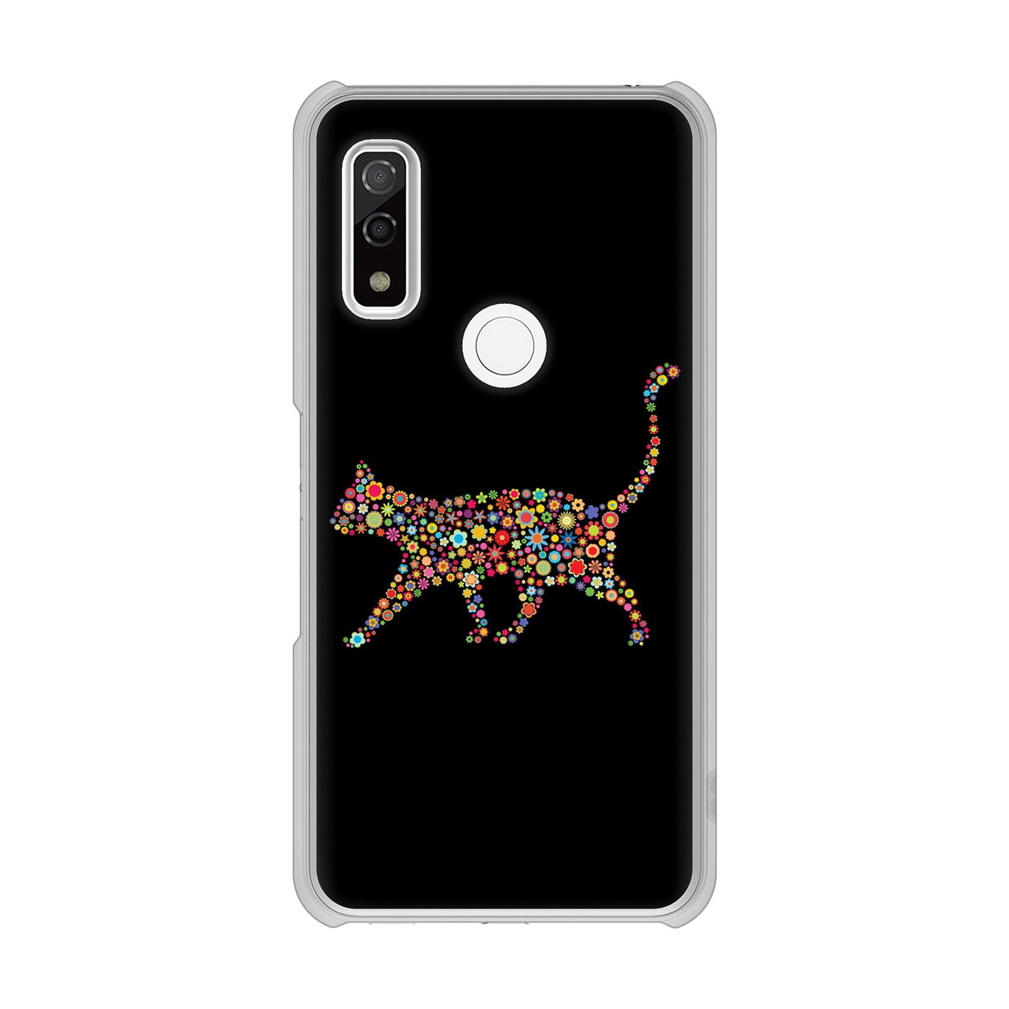 arrows We F-51B docomo 高画質仕上げ 背面印刷 ハードケース 【406 カラフルキャット】