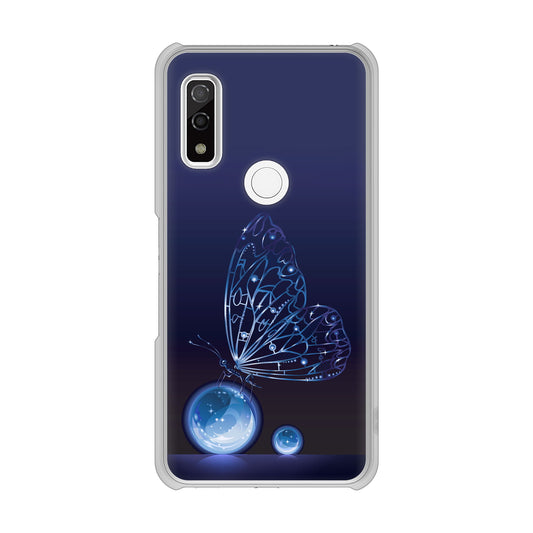 arrows We F-51B docomo 高画質仕上げ 背面印刷 ハードケース バタフライ