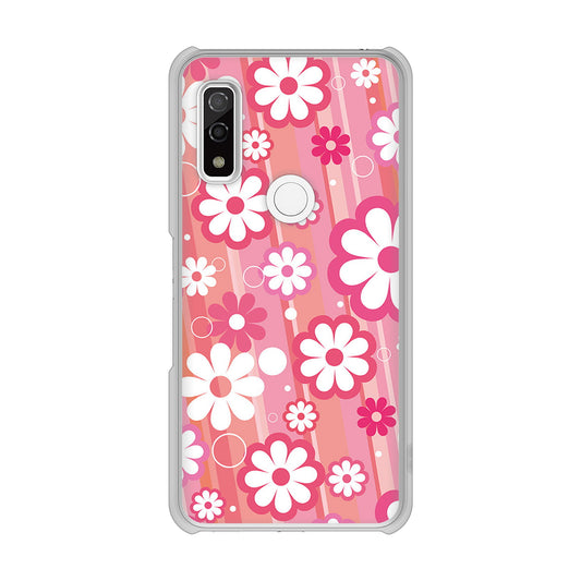 arrows We F-51B docomo 高画質仕上げ 背面印刷 ハードケース 【751 マーガレット（ピンク系）】