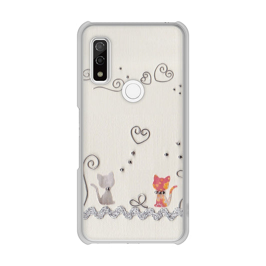 arrows We F-51B docomo 高画質仕上げ 背面印刷 ハードケース クラフト写真ネコ