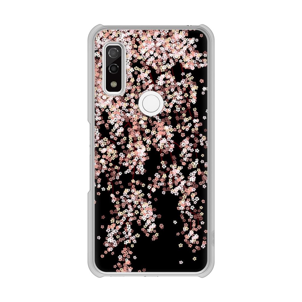 arrows We F-51B docomo 高画質仕上げ 背面印刷 ハードケース 【1244 しだれ桜】