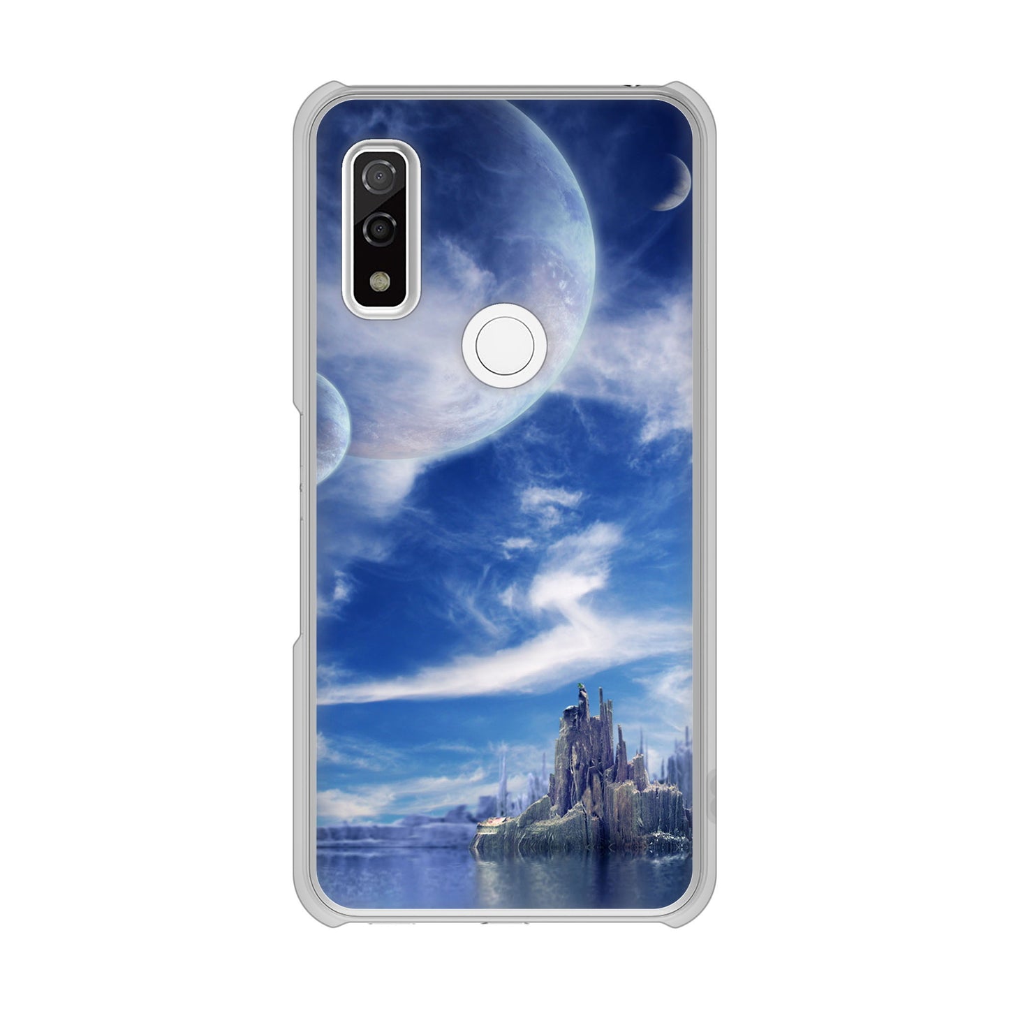 arrows We F-51B docomo 高画質仕上げ 背面印刷 ハードケース 【1270 広がる宇宙】