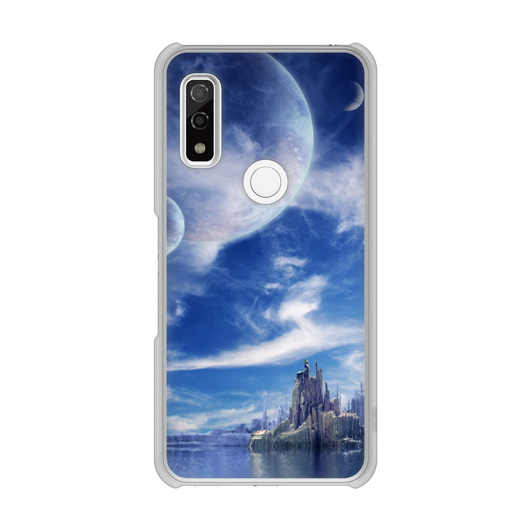 arrows We F-51B docomo 高画質仕上げ 背面印刷 ハードケース 【1270 広がる宇宙】