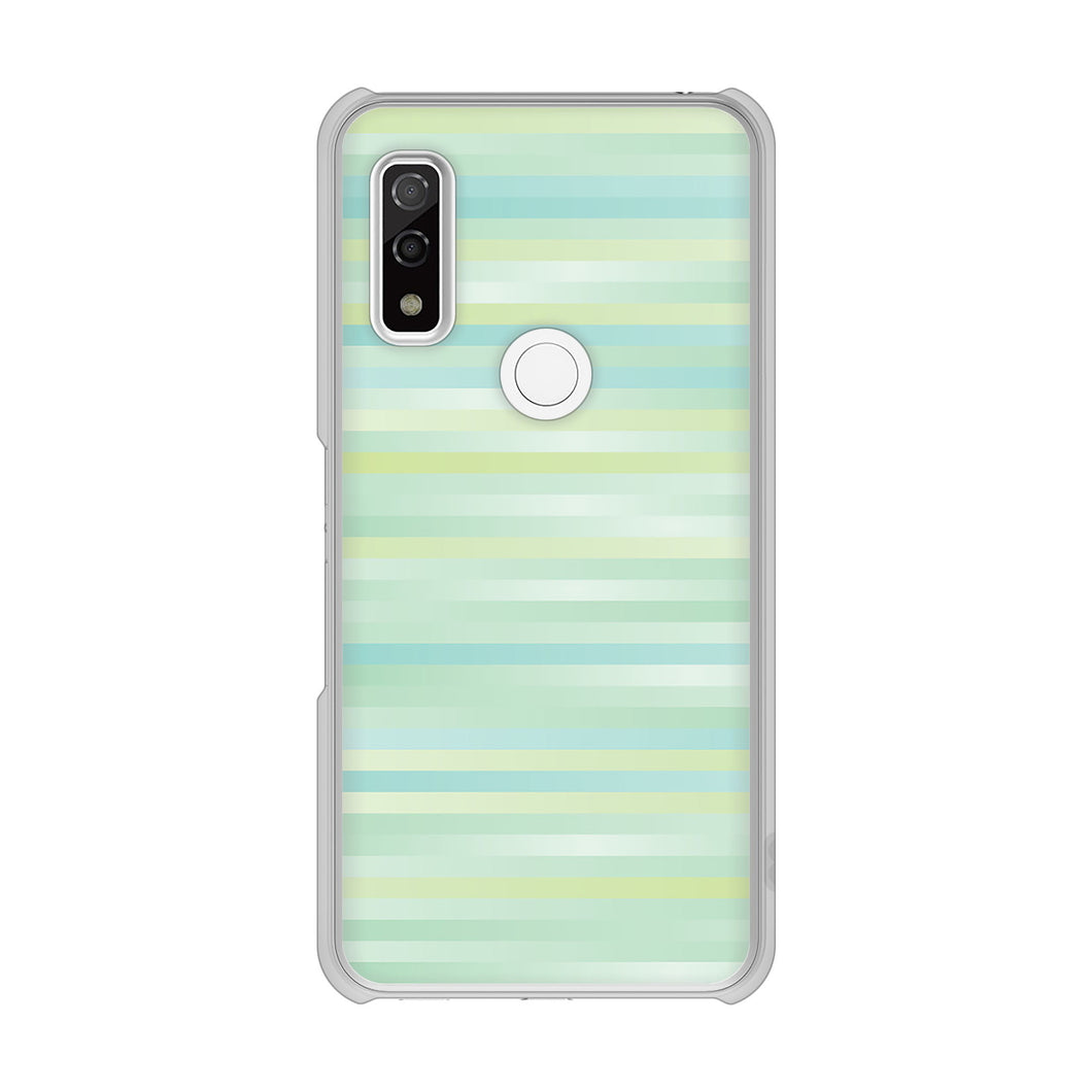 arrows We F-51B docomo 高画質仕上げ 背面印刷 ハードケース グラデーションボーダー