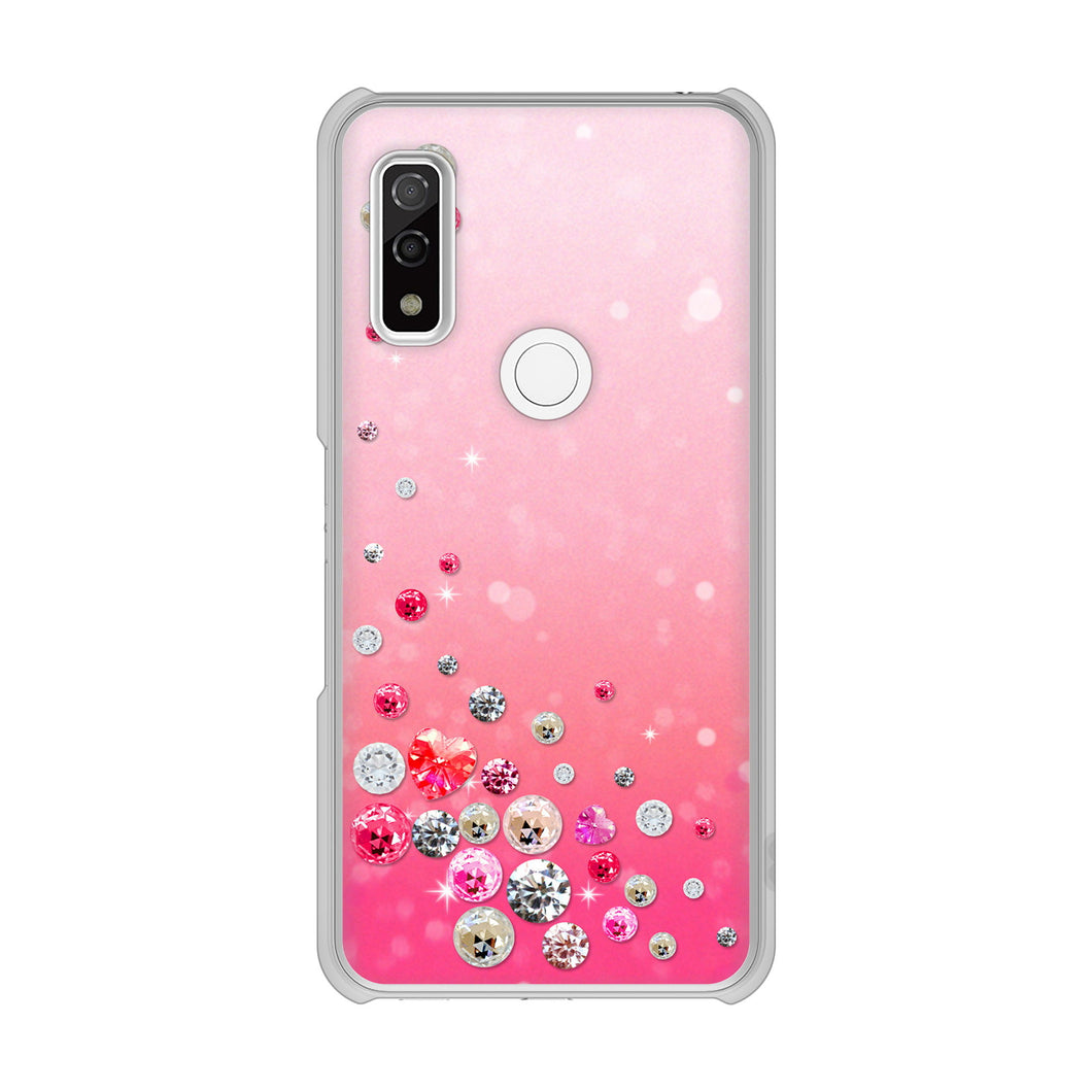 arrows We F-51B docomo 高画質仕上げ 背面印刷 ハードケース スワロデコ風プリント