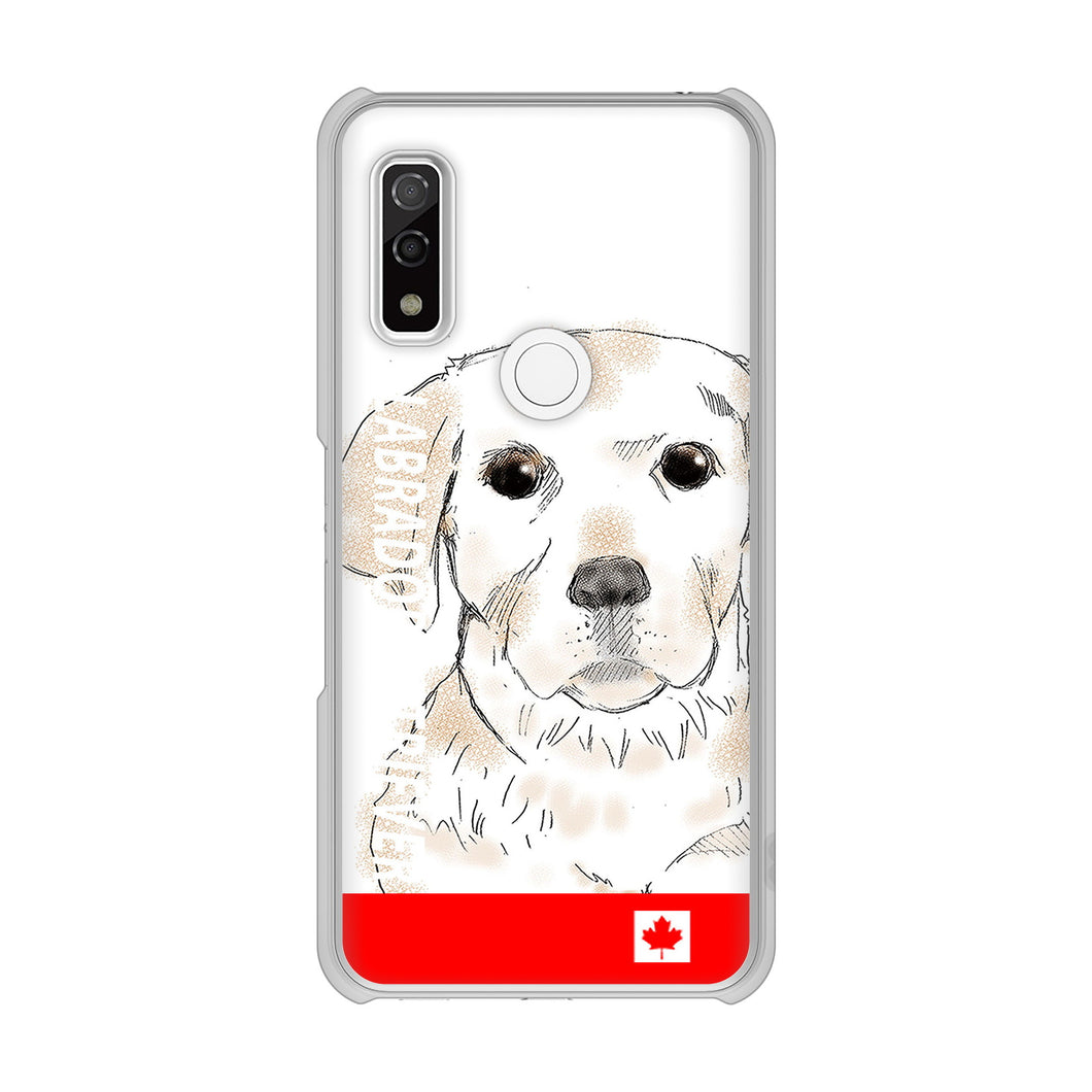 arrows We F-51B docomo 高画質仕上げ 背面印刷 ハードケース ラブラドールレトリバー