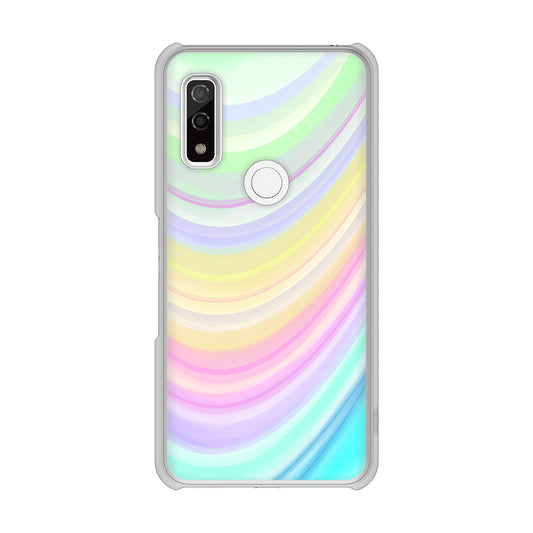 arrows We F-51B docomo 高画質仕上げ 背面印刷 ハードケース レインボー