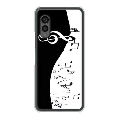arrows N F-51C docomo 高画質仕上げ 背面印刷 ハードケース 音符
