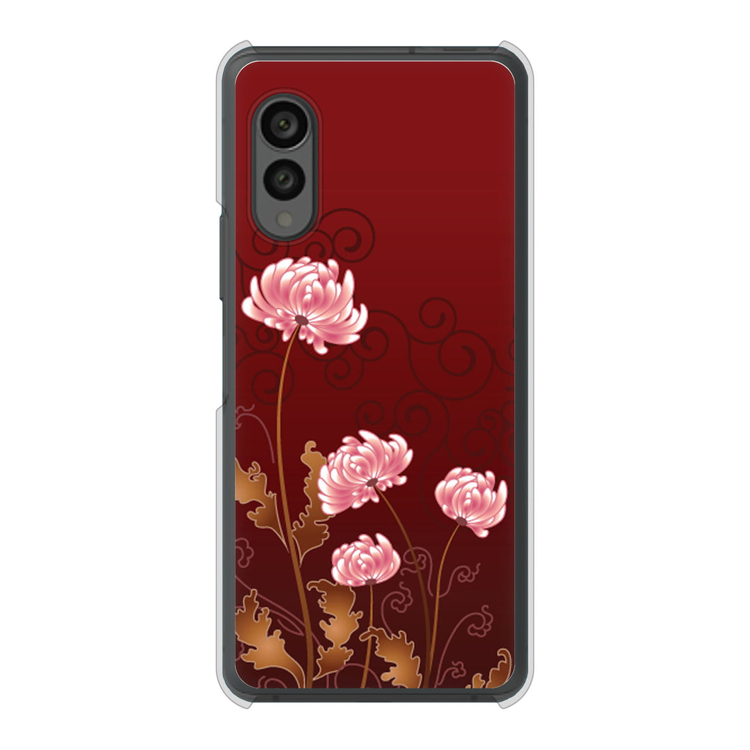 arrows N F-51C docomo 高画質仕上げ 背面印刷 ハードケース 【375 優美な菊】