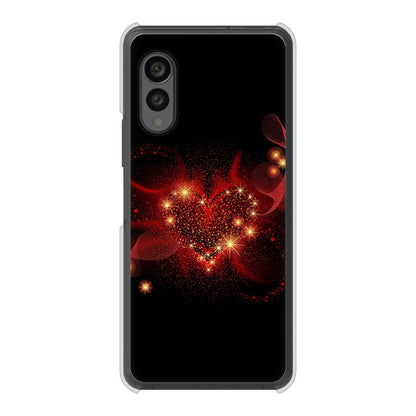arrows N F-51C docomo 高画質仕上げ 背面印刷 ハードケース きらめきハート