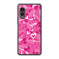 arrows N F-51C docomo 高画質仕上げ 背面印刷 ハードケース プリティハート