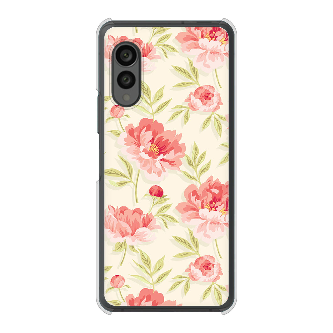 arrows N F-51C docomo 高画質仕上げ 背面印刷 ハードケース 北欧の小花