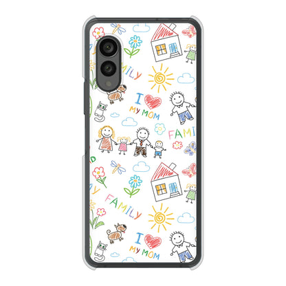 arrows N F-51C docomo 高画質仕上げ 背面印刷 ハードケース カップル＆ファミリー