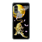 arrows N F-51C docomo 高画質仕上げ 背面印刷 ハードケース 月とタイガー