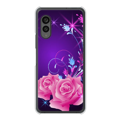 arrows N F-51C docomo 高画質仕上げ 背面印刷 ハードケース ロマンチックなバラ
