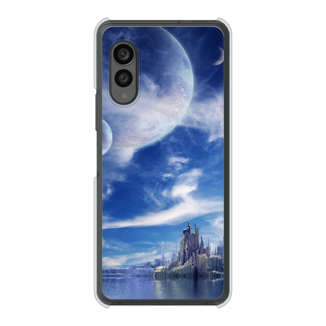 arrows N F-51C docomo 高画質仕上げ 背面印刷 ハードケース 【1270 広がる宇宙】