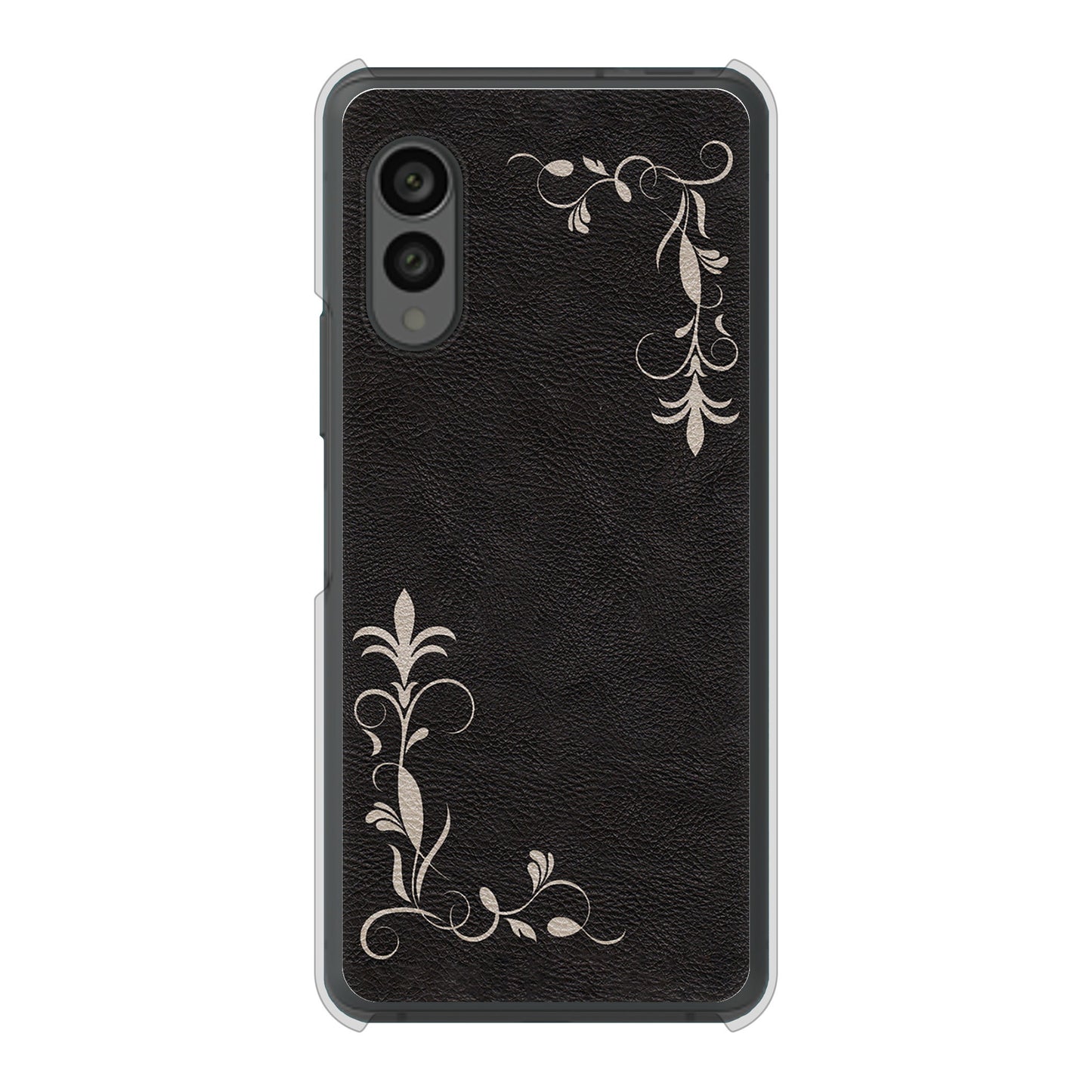 arrows N F-51C docomo 高画質仕上げ 背面印刷 ハードケース 【EK825 レザー風グラスフレーム】