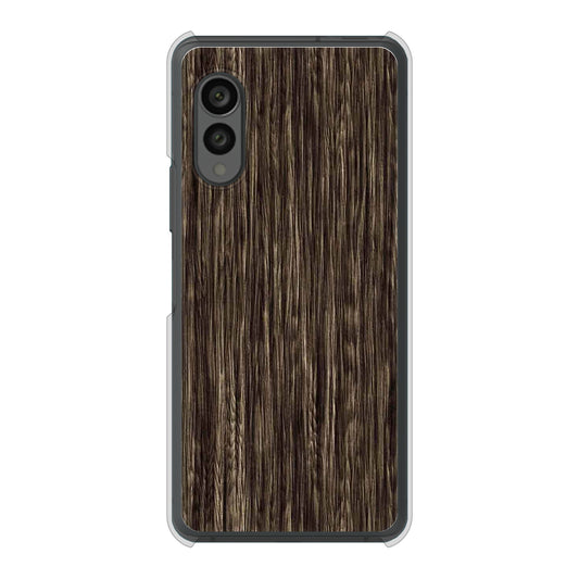 arrows N F-51C docomo 高画質仕上げ 背面印刷 ハードケース 【EK848 木目ダークブラウン】