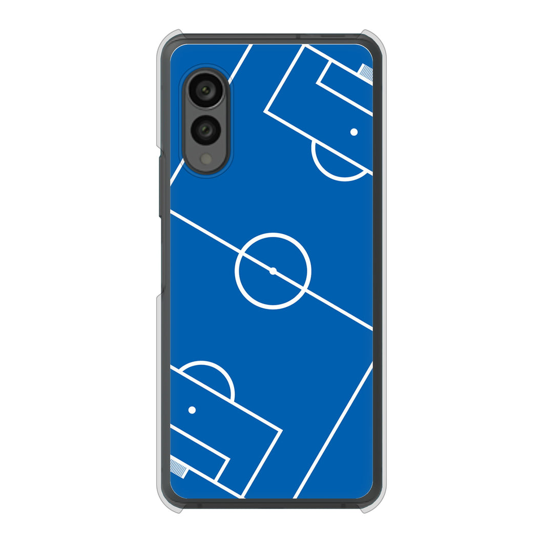 arrows N F-51C docomo 高画質仕上げ 背面印刷 ハードケース 【IB922 SOCCER_ピッチ】