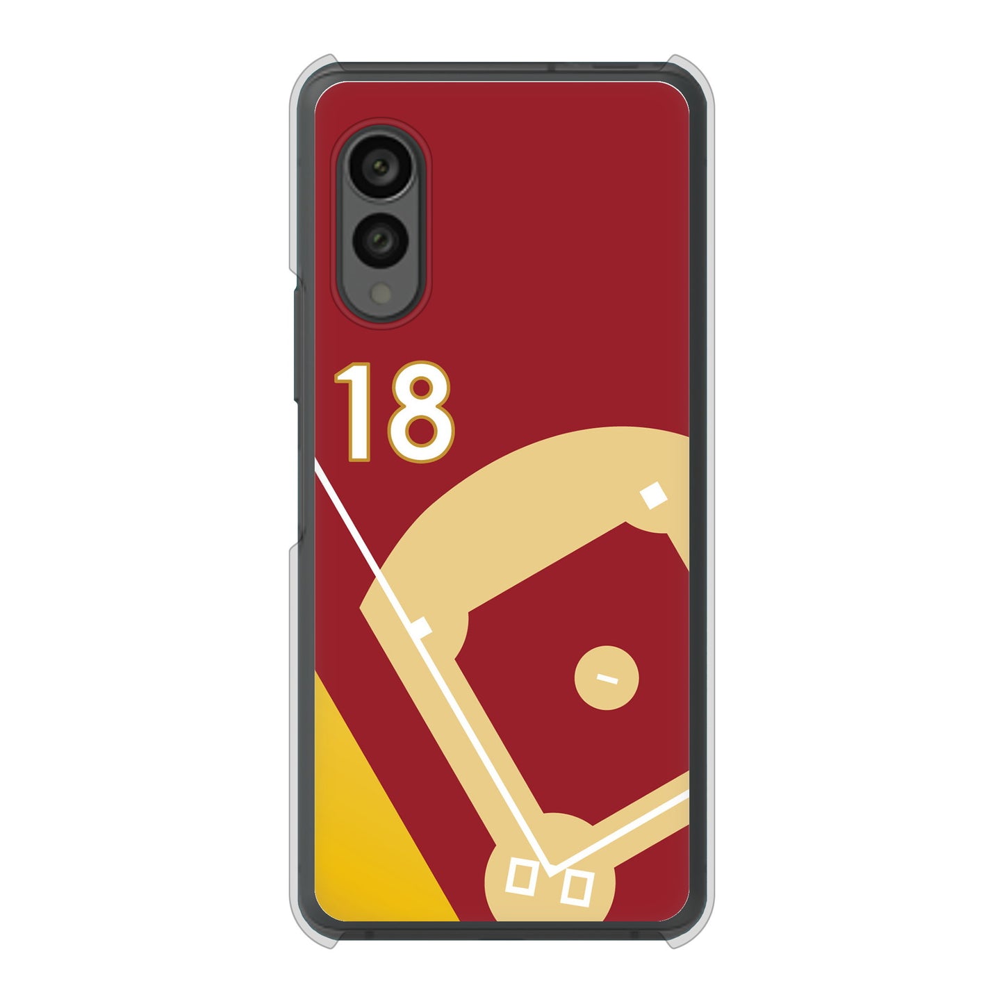 arrows N F-51C docomo 高画質仕上げ 背面印刷 ハードケース baseball