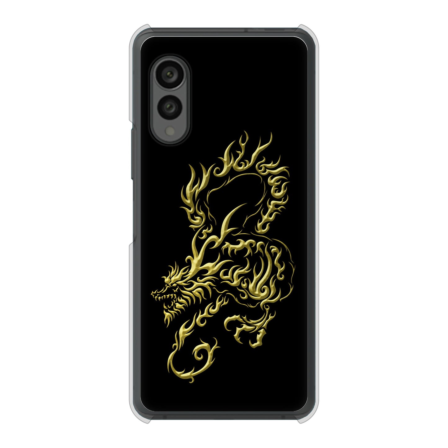 arrows N F-51C docomo 高画質仕上げ 背面印刷 ハードケース 【VA831 闇と龍】