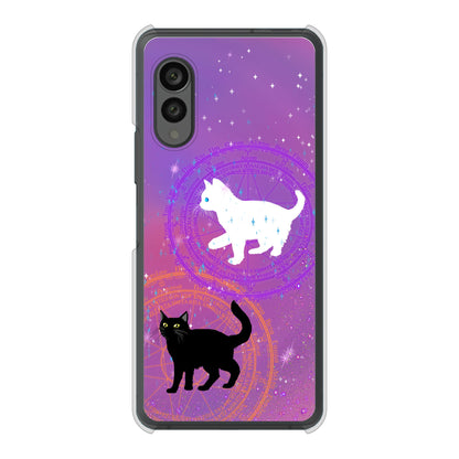 arrows N F-51C docomo 高画質仕上げ 背面印刷 ハードケース 魔法陣猫