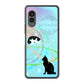 arrows N F-51C docomo 高画質仕上げ 背面印刷 ハードケース 魔法陣猫