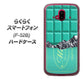 らくらくスマートフォン F-52B docomo 高画質仕上げ 背面印刷 ハードケース【554 板チョコ?ミント】