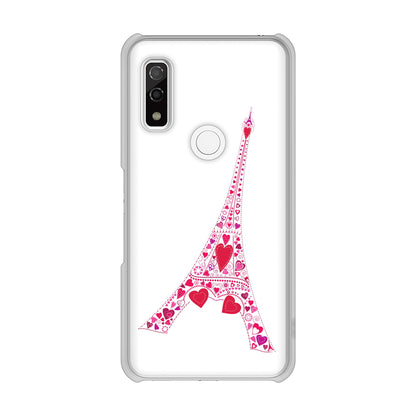 arrows We FCG01 高画質仕上げ 背面印刷 ハードケース LOVE フランス