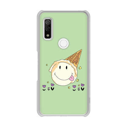 arrows We FCG01 高画質仕上げ 背面印刷 ハードケース スイーツイラスト