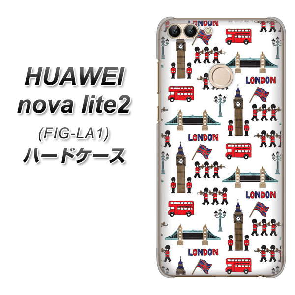 HUAWEI（ファーウェイ）nova lite 2 FIG-LA1 高画質仕上げ 背面印刷 ハードケース【EK811 ロンドンの街】