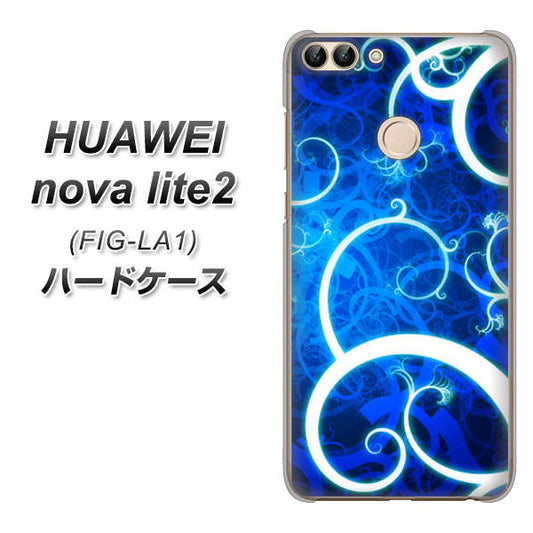 HUAWEI（ファーウェイ）nova lite 2 FIG-LA1 高画質仕上げ 背面印刷 ハードケース【EK850 神秘の草】