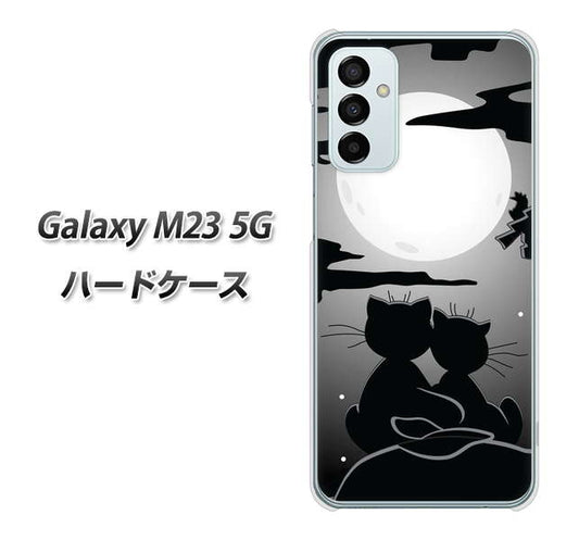 Galaxy M23 5G 高画質仕上げ 背面印刷 ハードケース【342 月夜の二人】