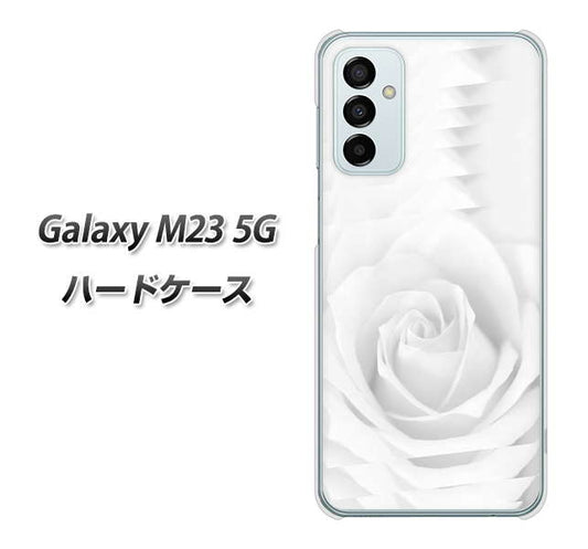 Galaxy M23 5G 高画質仕上げ 背面印刷 ハードケース【402 ホワイトＲｏｓｅ】