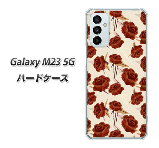 Galaxy M23 5G 高画質仕上げ 背面印刷 ハードケース【1157 クラシックローズ】
