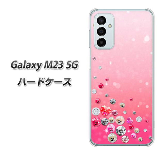 Galaxy M23 5G 高画質仕上げ 背面印刷 ハードケース【SC822 スワロデコ風プリント】