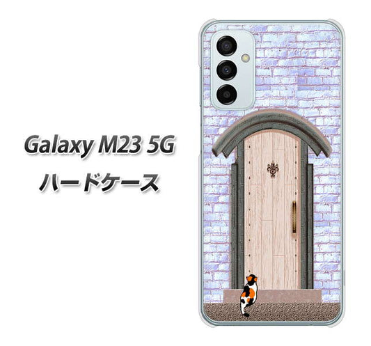 Galaxy M23 5G 高画質仕上げ 背面印刷 ハードケース【YA952 石ドア02 素材クリア】